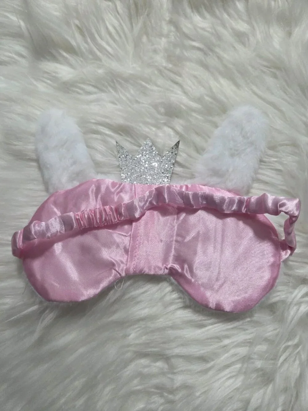 Princess White Bunny Sleep Mask